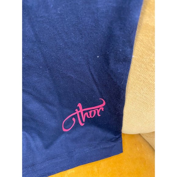 THOR RACING MX Womens Shirt - Motocross - Supercross - NEW - Medium - Black Red - Picture 7 of 7